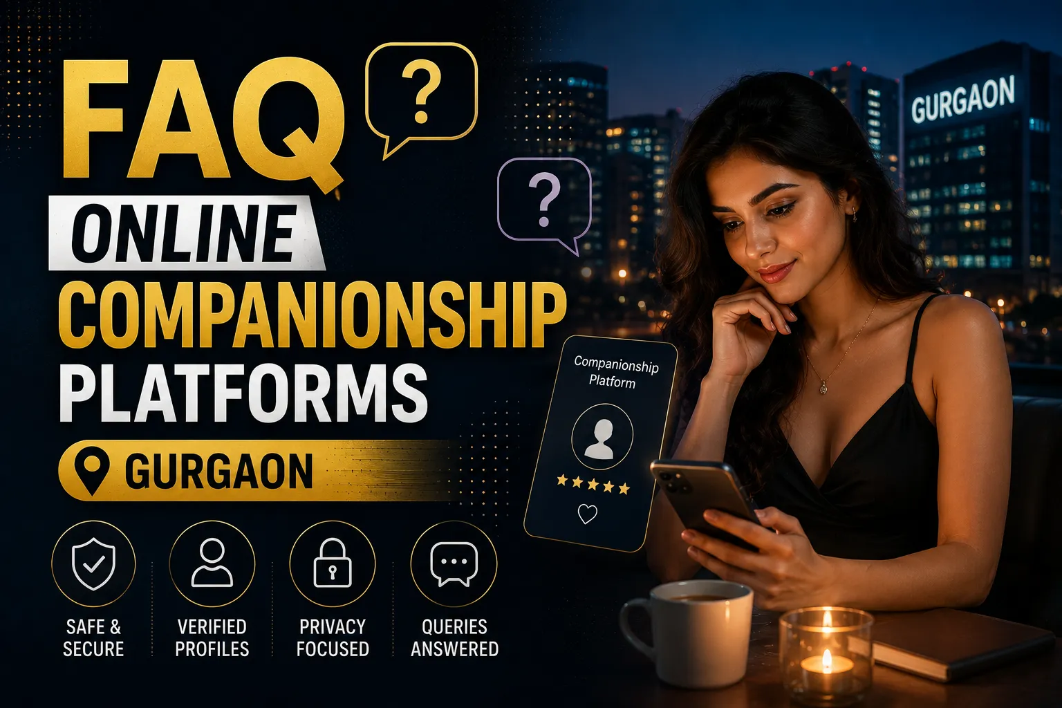 Frequently Asked Questions About Online Platforms for Booking Escort Service in Gurgaon 