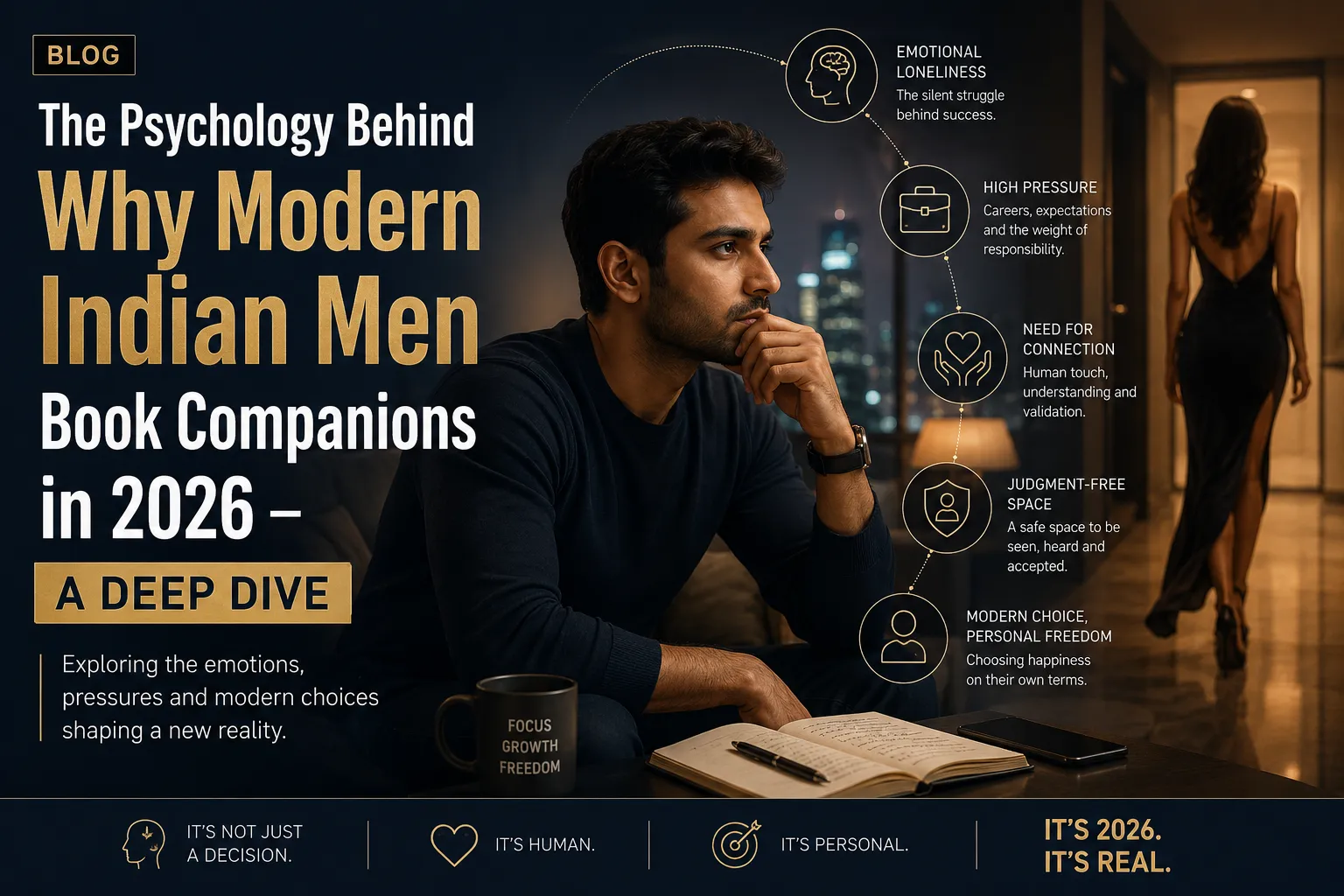 The Psychology Behind Why Modern Indian Men Book Escorts in 2026 – A Deep Dive