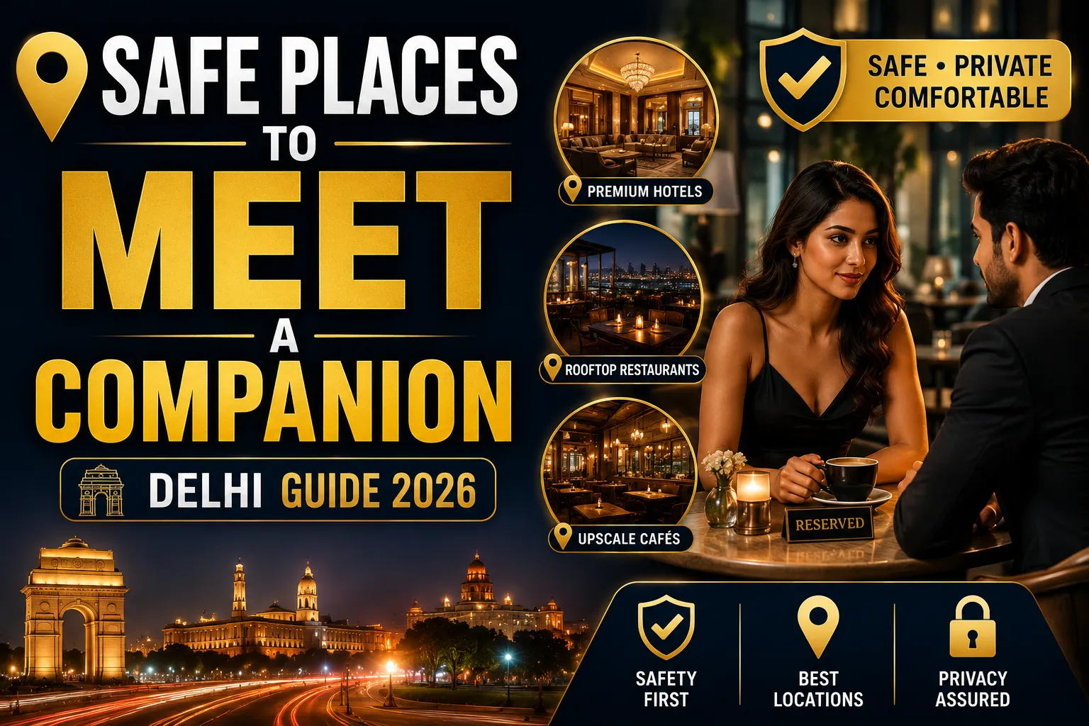 What Are Good and Safe Places to Meet an Independent Escort in Delhi? – Complete Guide (2026)